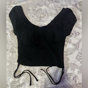 No boundaries black crop top